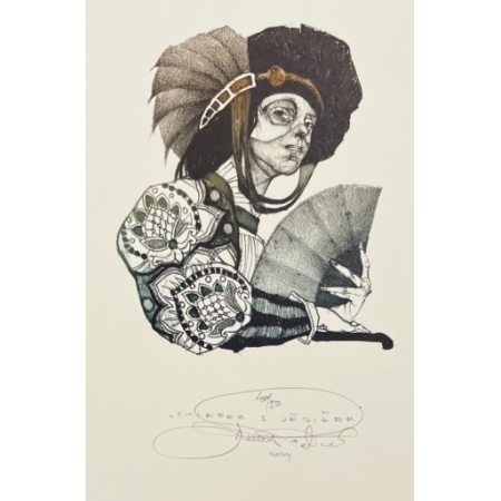 Chlapec s vějířem